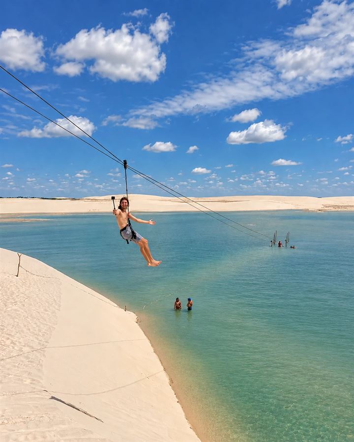 Tirolesas, Jericoacoara (CE)